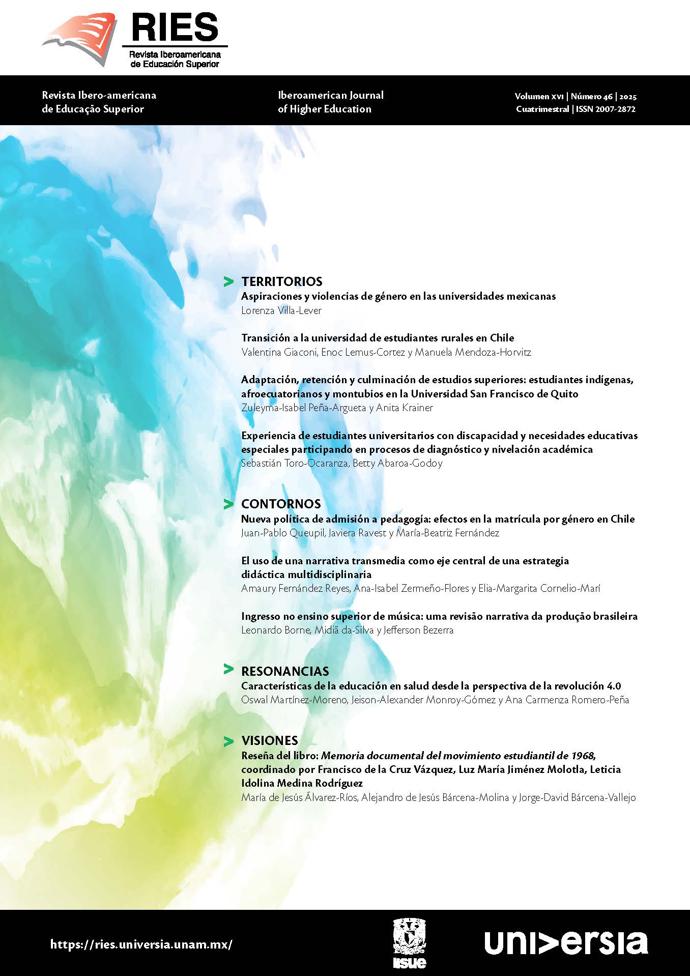 					Visualizar Vol. 16 Núm. 46 (2025)
				
